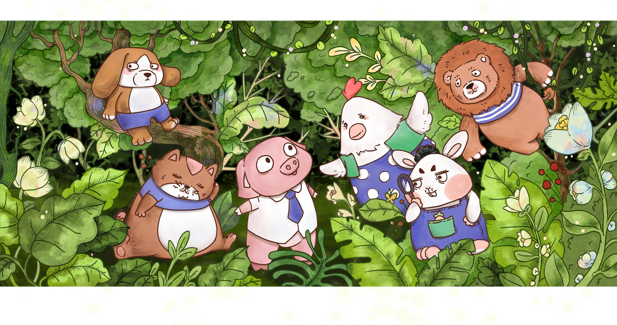 We create original characters, tell their stories, and bring them to life.